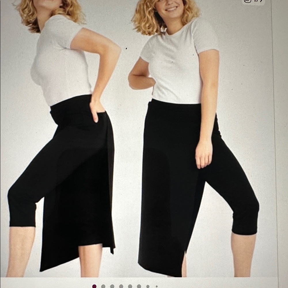 Betabrand Sassiest Skirt Skort Leggings Combo